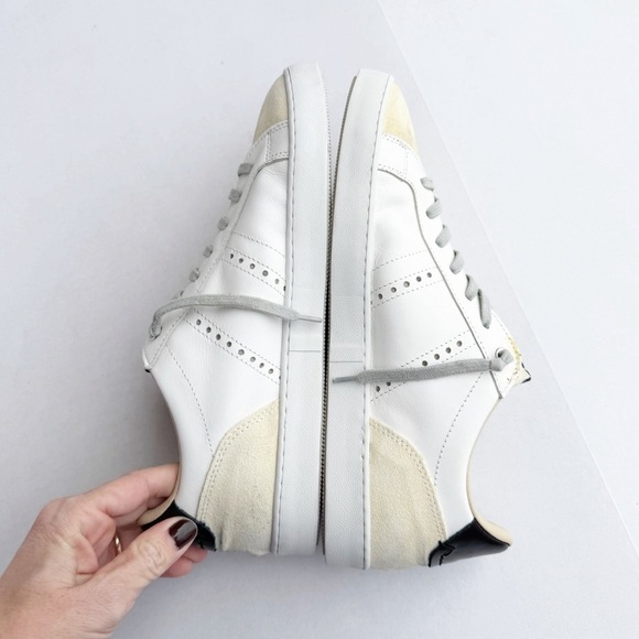 ODILE off white men Rubirosa ODILE white/black men\'s leather sneakers tennis shoes
